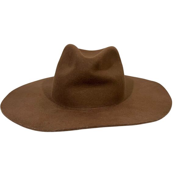 Kittenish by Jesse James Decker Women’s Hat Josie Wool Wide Brim Brown main image 4